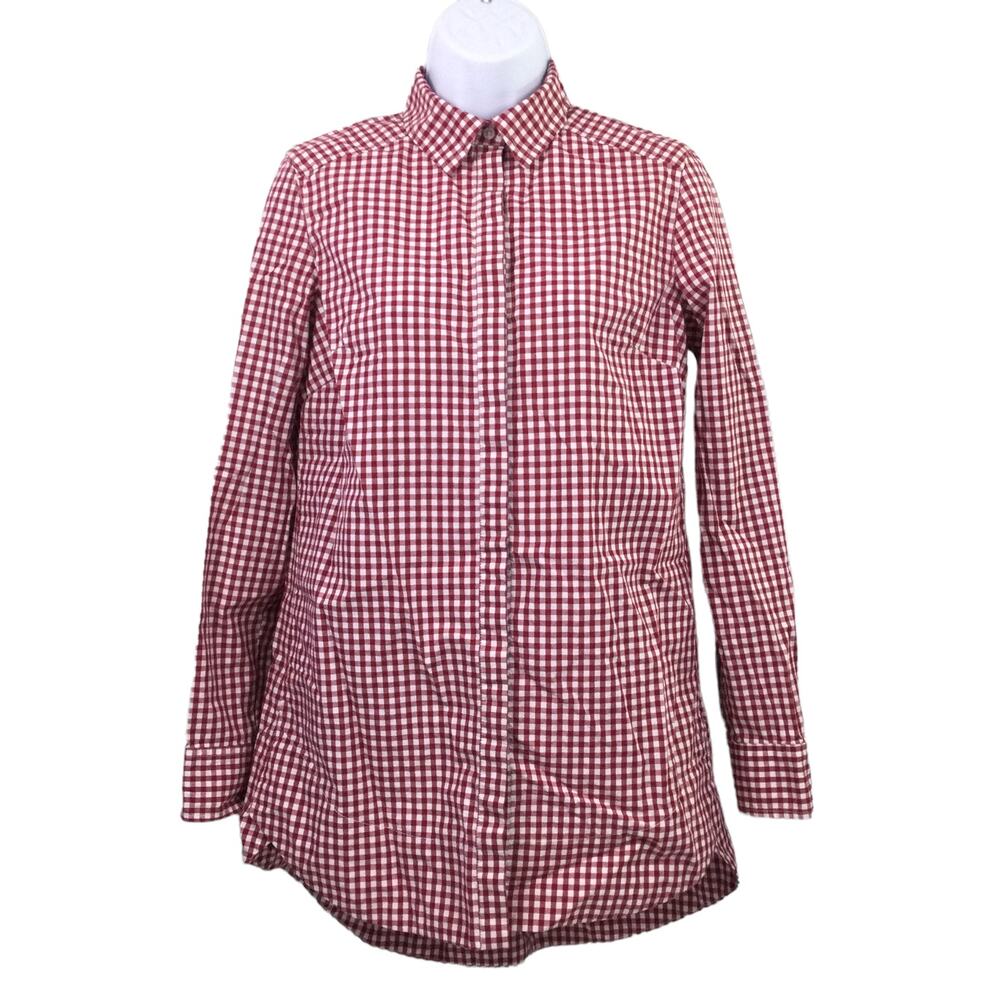 Tyler Boe Americana Trendy Gingham Plaid Country Cowgirl Button DownTunic S